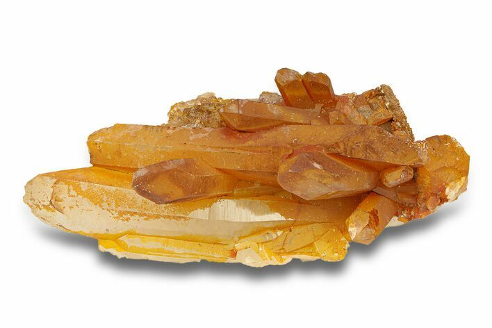 Tangerine Quartz Crystal Cluster - Brazil #289750